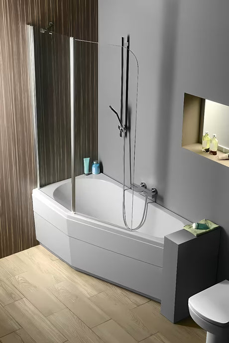 Asymetrická akrylátová vana Polysan Tigra levá 150 x 75 cm