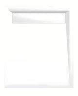 Bílá obdélníková sprchová vanička Polysan Varesa 100x80 cm z litého mramoru