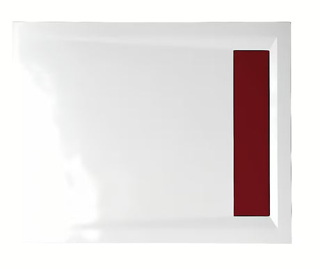Bílá obdélníková sprchová vanička Polysan Varesa 100x80 cm z litého mramoru