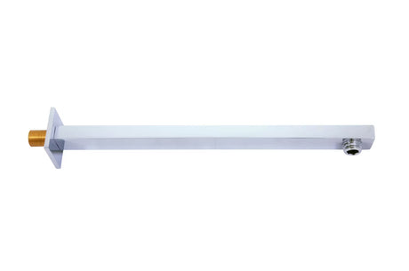 Chromové sprchové rameno Rav Slezak pro montáž na stěnu, délka 38 cm.