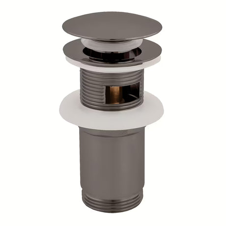 Umyvadlová výpusť ClickClack 5/4 v barvě metal grey s povrchovou úpravou PVD