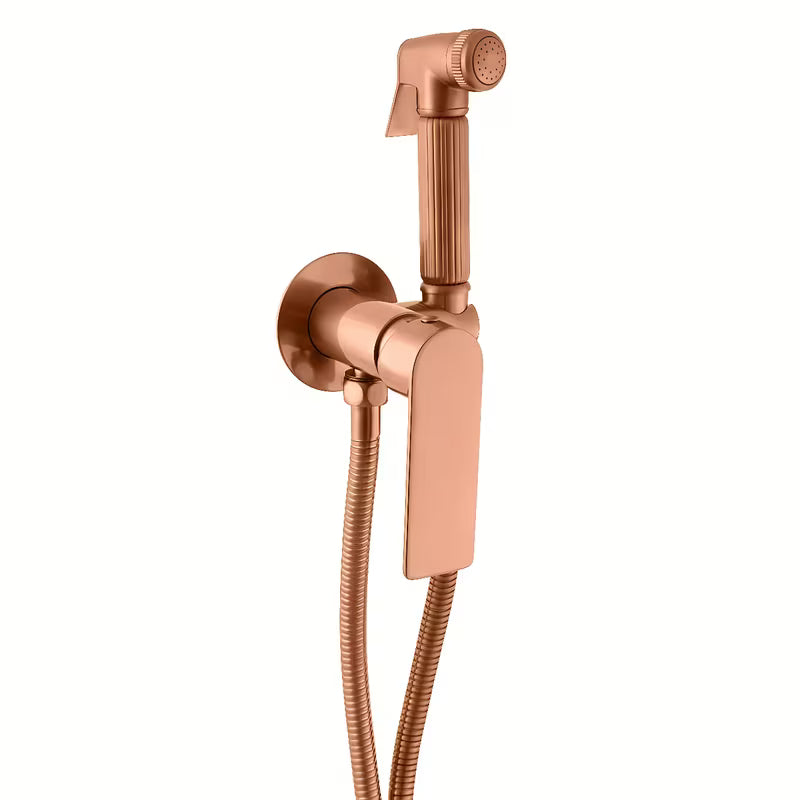 Podomítková bidetová baterie Rav Slezak Nil v provedení rose gold brushed s PVD povrchem