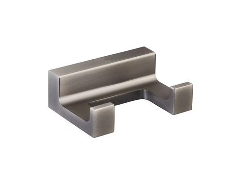 Mosazný koupelnový dvojháček Rav Slezak Nil v povrchové úpravě metal grey pro ručníky a žínky.