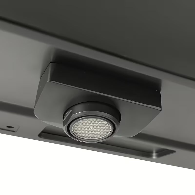 Sprchový systém Rav Slezak metal grey s hlavovou sprchou ⌀ 300 mm a 3-polohovou ruční sprchou
