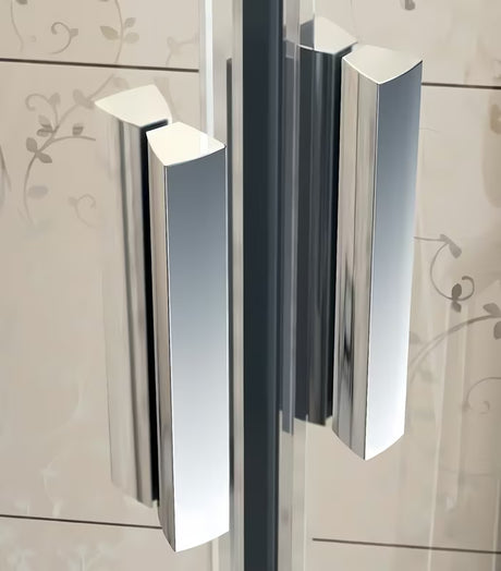 Ravak Blix čtvercový sprchový kout 80 cm v lesklém chromu s čirým sklem a posuvným otevíráním