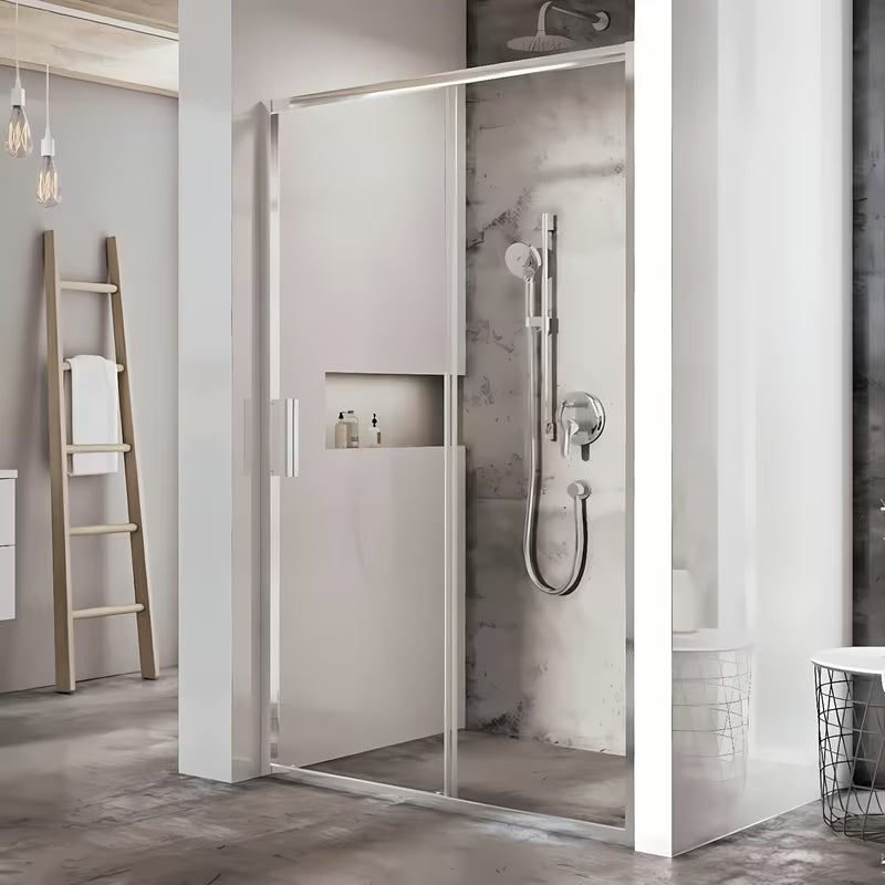 Posuvné sprchové dveře Ravak Blix Slim 120 cm v lesklém chromu s čirým bezpečnostním sklem