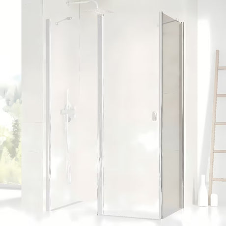 Ravak Chrome boční zástěna ke sprchovým dveřím 80 cm v lesklém chromu s čirým sklem