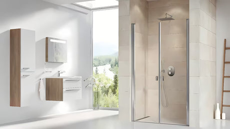Sprchové dveře Ravak Chrome 90 cm v lesklém chromu s čirým bezpečnostním sklem