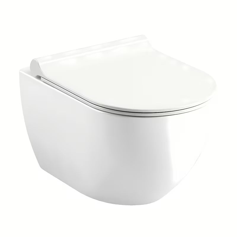 Bílé závěsné WC Ravak Chrome RimOff bez oplachového lemu se skrytým uchycením EasyFix