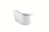 Bílé WC sedátko Ravak Uni Chrome s pomalým dovíráním SoftClose