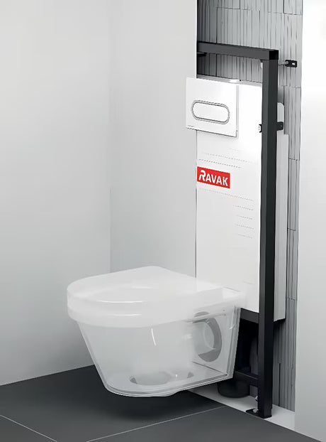 Podomítková nádržka k WC Ravak Chrome pro montáž do sádrokartonu s duálním splachováním