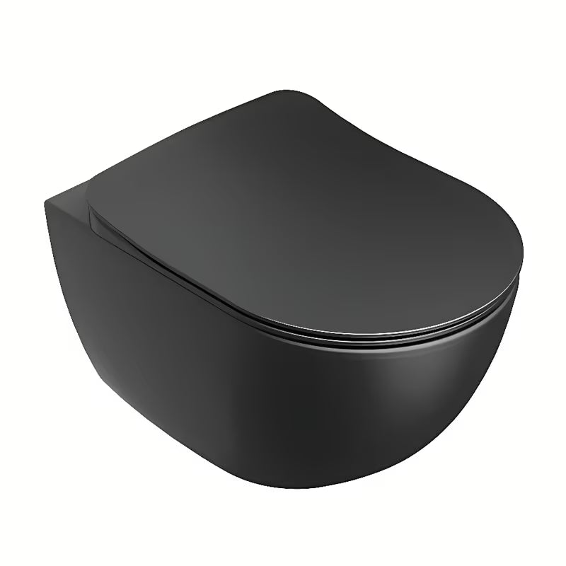 Závěsná WC mísa Ravak Chrome v černém matu s bezokrajovým splachováním RimOff a skrytým uchycením EasyFix.