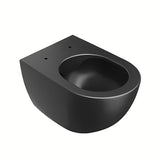 Závěsná WC mísa Ravak Chrome v černém matu s bezokrajovým splachováním RimOff a skrytým uchycením EasyFix.