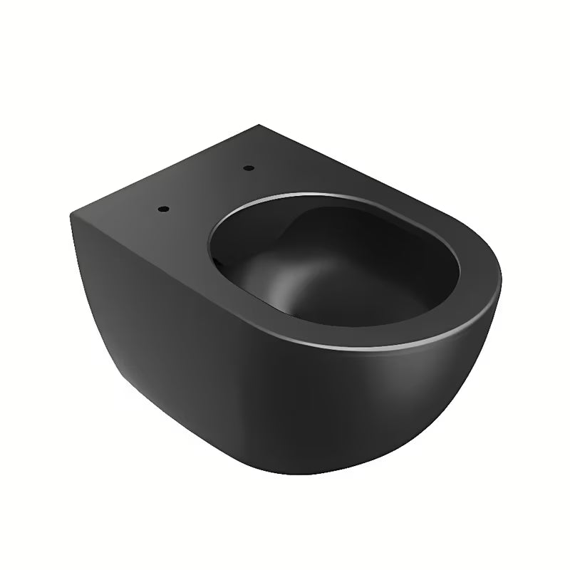 Závěsná WC mísa Ravak Chrome v černém matu s bezokrajovým splachováním RimOff a skrytým uchycením EasyFix.