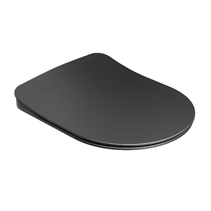 Černé WC sedátko Ravak Uni Chrome Flat z duroplastu se SoftClose a EasyLock