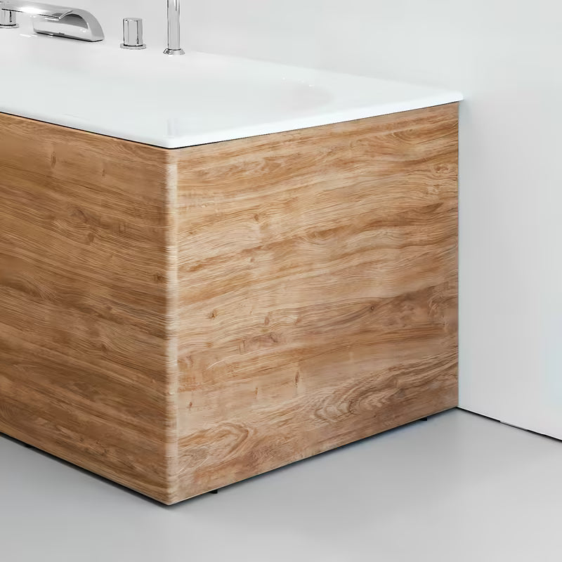 Pravý boční MDF panel k vaně Ravak City v dekoru dub