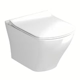Bílé závěsné WC Ravak Classic s bezokrajovou technologií RimOff a skrytým upevněním