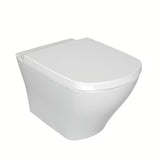 Bílé závěsné WC Ravak Classic s bezokrajovou technologií RimOff a skrytým upevněním