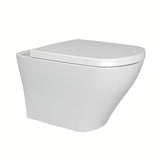 Bílé závěsné WC Ravak Classic s bezokrajovou technologií RimOff a skrytým upevněním