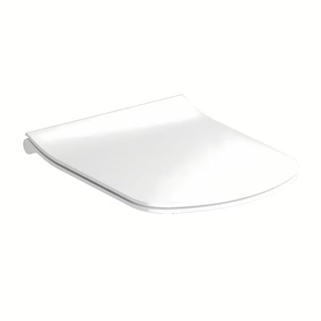 Bílé extra tenké WC sedátko Ravak Classic Slim se systémem SoftClose
