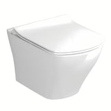Bílé extra tenké WC sedátko Ravak Classic Slim se systémem SoftClose
