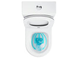 Bílé volně stojící WC kombi Ravak Elegant RimOff se sedátkem SoftClose a duálním splachováním 3/6 l.