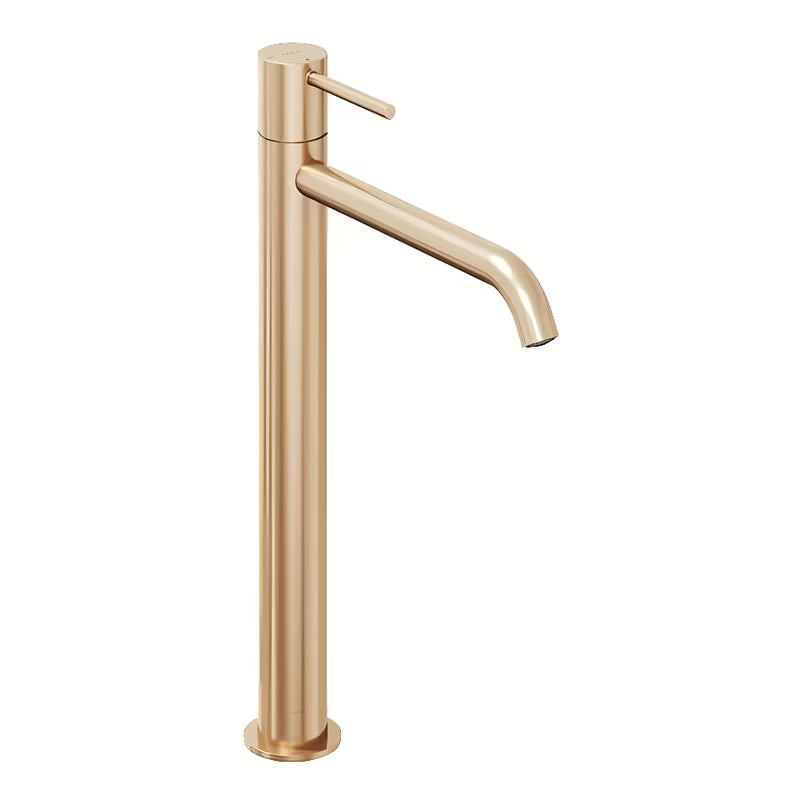 Vysoká stojánková umyvadlová baterie Ravak Espirit v provedení Rose Gold Brushed bez výpusti