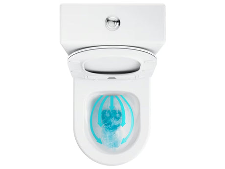 Bílé volně stojící WC kombi Ravak Optima RimOff se sedátkem SoftClose
