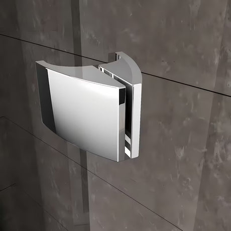 Sprchové dveře Ravak Pivot 120 cm v lesklém chromu s čirým sklem a pivotovým otevíráním
