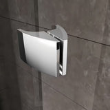 Sprchové dveře Ravak Pivot 120 cm v matném chromu s čirým sklem a pivotovým otevíráním