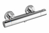 Termostatická nástěnná sprchová baterie Ravak Termo v chromovém provedení s technologií CoolFeel.