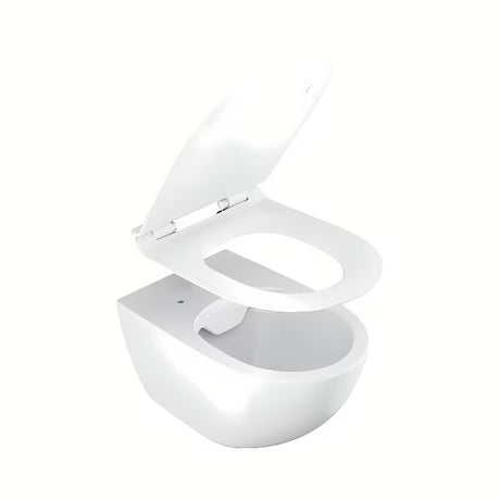 Bílé WC sedátko Ravak Vita Slim z duroplastu se systémem SoftClose pro tiché dovírání