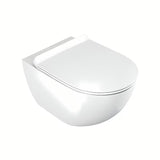 Bílé WC sedátko Ravak Vita Slim z duroplastu se systémem SoftClose pro tiché dovírání
