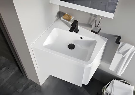 Černá matná umyvadlová výpust Ravak Click-Clack pro umyvadla s přepadem