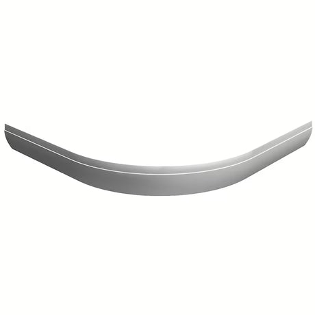 Bílý čelní krycí panel k čtvrtkruhové vaničce Ravak Elipso Pro Flat R550 s příchytkami