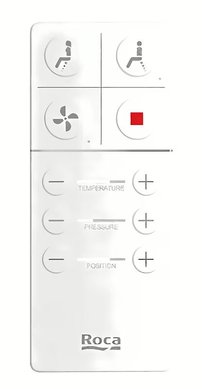 Závěsné WC Roca Inspira In-Wash s integrovaným bidetem v bílé barvě a Rimless provedením.