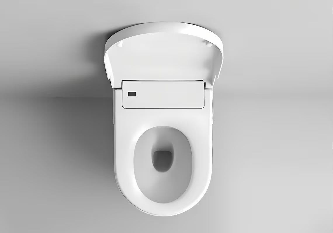 Závěsné WC Roca Inspira In-Wash s integrovaným bidetem v bílé barvě a Rimless provedením.