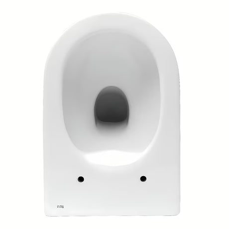 Bílé závěsné WC Roca Nexo bez splachovacího okruhu se skrytým uchycením