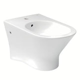 Bílý závěsný bidet Roca Nexo pro moderní koupelnu