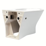 Bílý závěsný bidet Roca Nexo pro moderní koupelnu