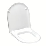 Bílé WC sedátko Roca Nexo z duroplastu se systémem SoftClose a kovovými panty