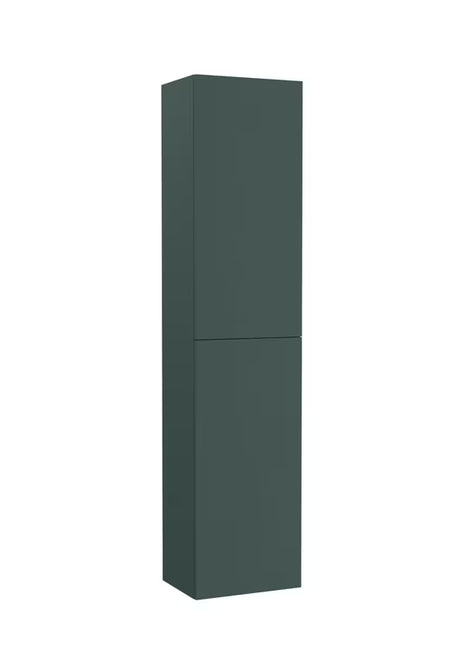 Závěsná vysoká koupelnová skříňka Roca Ona 40x175x30 cm v zelené matné barvě