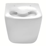 Bílé závěsné WC Roca The Gap s Rimless provedením bez splachovacího okruhu a hranatým designem