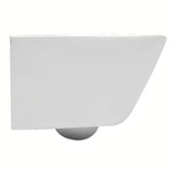 Bílé závěsné WC Roca The Gap s Rimless provedením bez splachovacího okruhu a hranatým designem