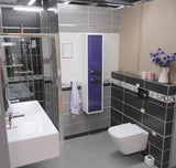Bílé závěsné WC Roca The Gap s Rimless provedením bez splachovacího okruhu a hranatým designem