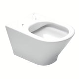 Bílé závěsné WC Roca The Gap Round se sedátkem SoftClose pro tiché dovírání