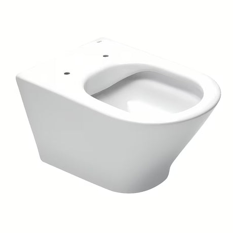 Bílé závěsné WC Roca The Gap Round se sedátkem SoftClose pro tiché dovírání