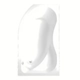 Roth Activa asymetrická rohová akrylátová vana v pravé orientaci 150x90 cm