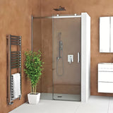 Roth Ambient Line posuvné sprchové dveře do niky 120 cm v lesklém chromu s čirým sklem