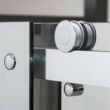 Roth Ambient Line posuvné sprchové dveře do niky 130 cm v lesklém chromu s čirým sklem